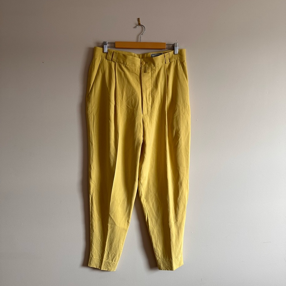 Versace Yellow Men's Dress Pants
